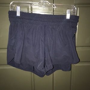 Lululemon Navy Tracker Shorts
